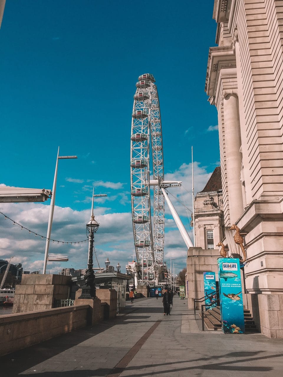 London Eye during lockdown April 2020