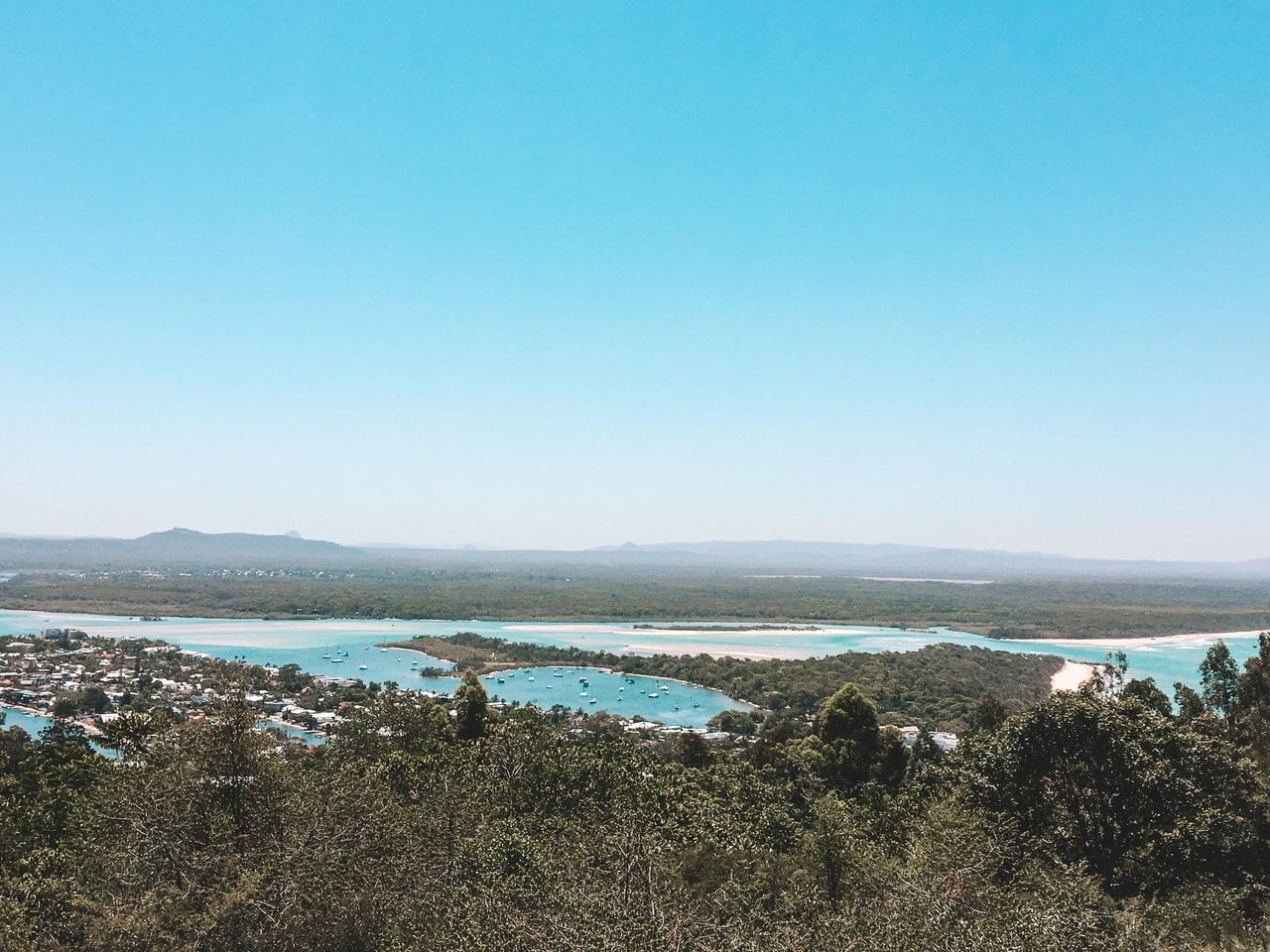 Laguna Lookout in Noosa National Park, Queensland, Australia