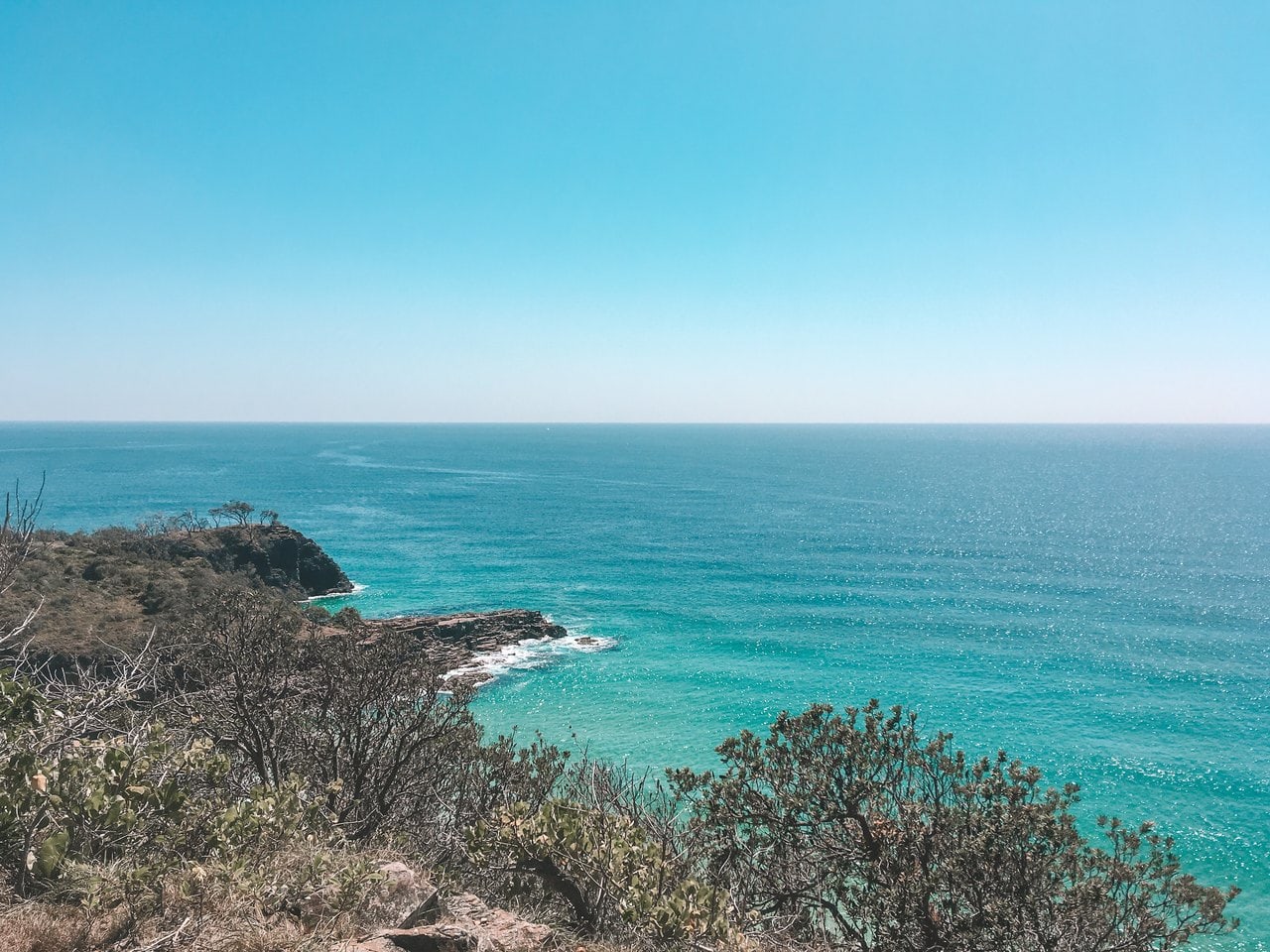 Ocean views from the Noosa National Park Coastal Walk.