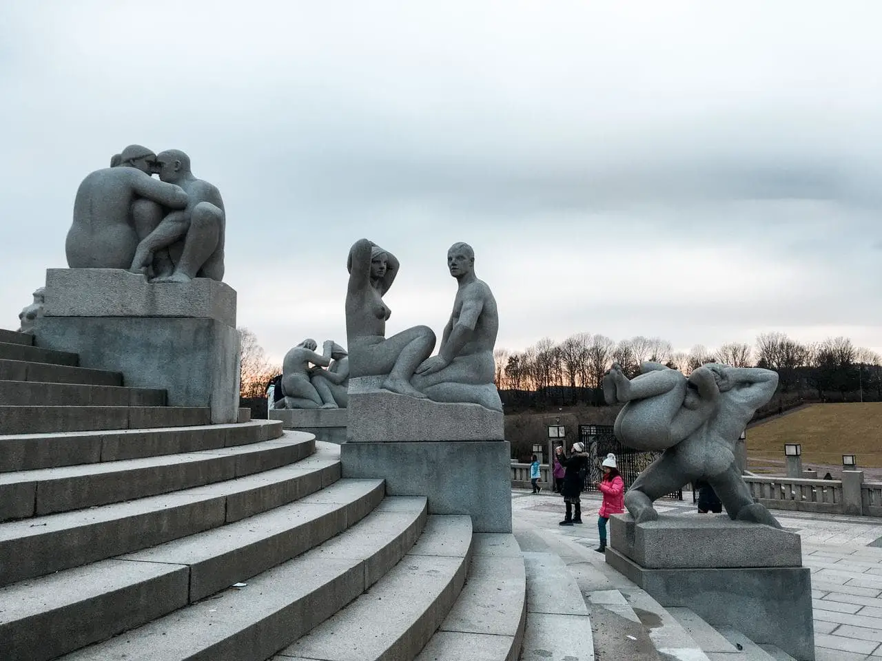 Vigeland Park in Frogner Park, Norway. This is the most popular thing to do during 2 days in Oslo.