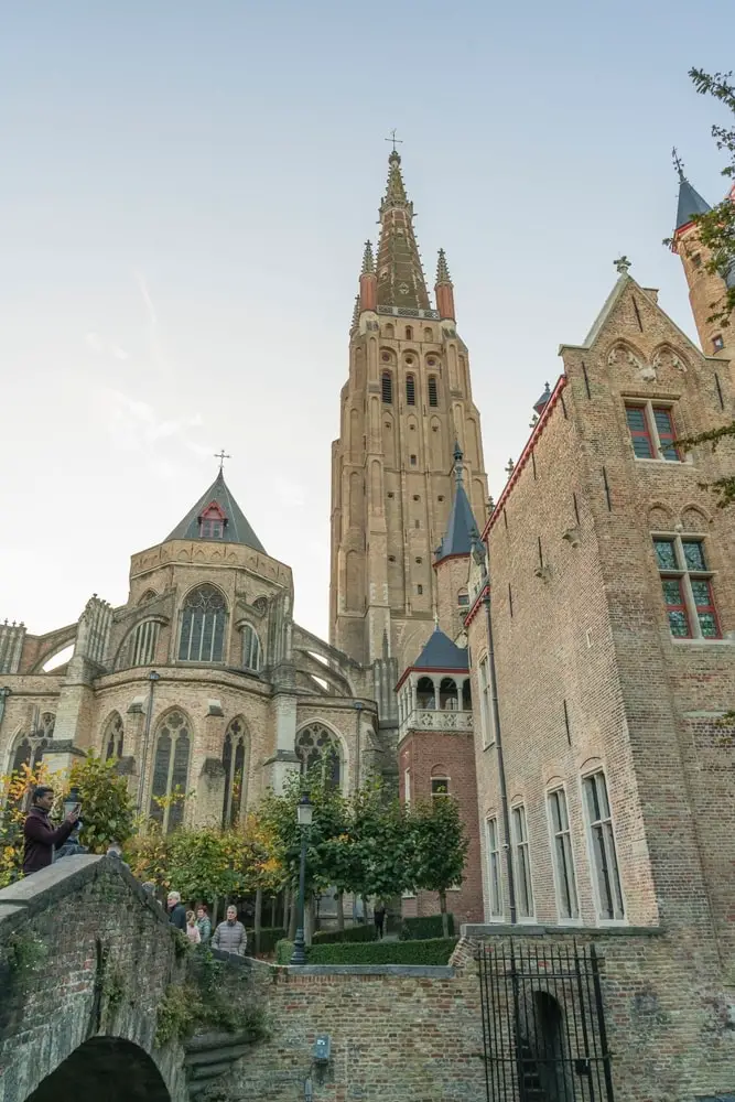 The Church of Our Lady in Brugge Belgium