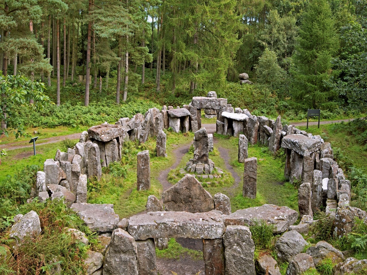 Swinton Druids Temple - one of the unusual things to do in Yorkshire