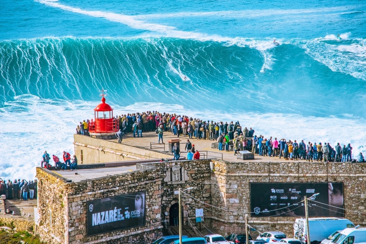 What You Need To Do See In Nazare Portugal The Big Wave Surfing   Giant Waves Surfing In Nazare In Portugal 