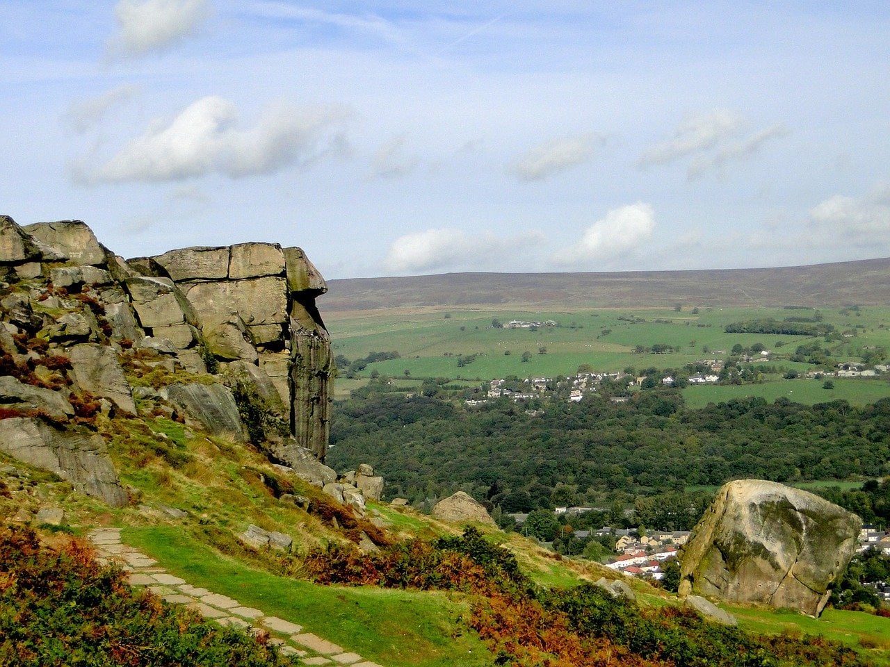 Ilkley Moor hiking