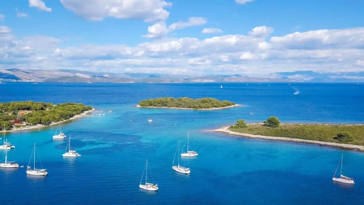 Croatia blue lagoon