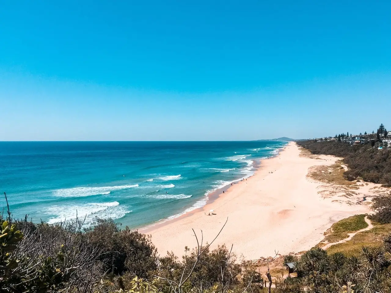 Sunshine beach in Queensland