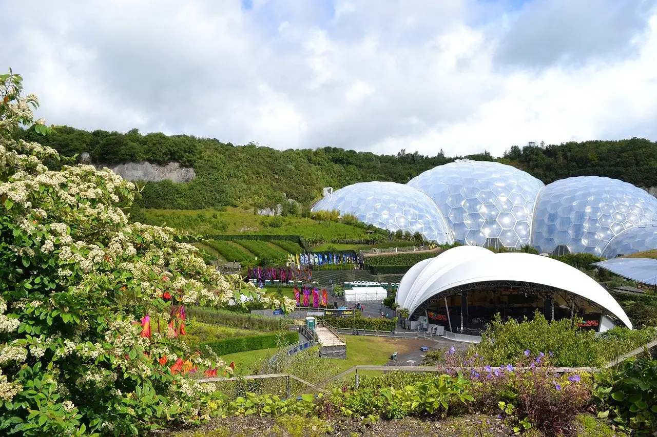 The Eden Project, one of the best things to do when it rains in Cornwall