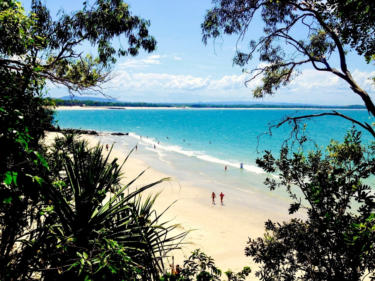 Little Cove Beach, one of the quietest beaches in Noosa