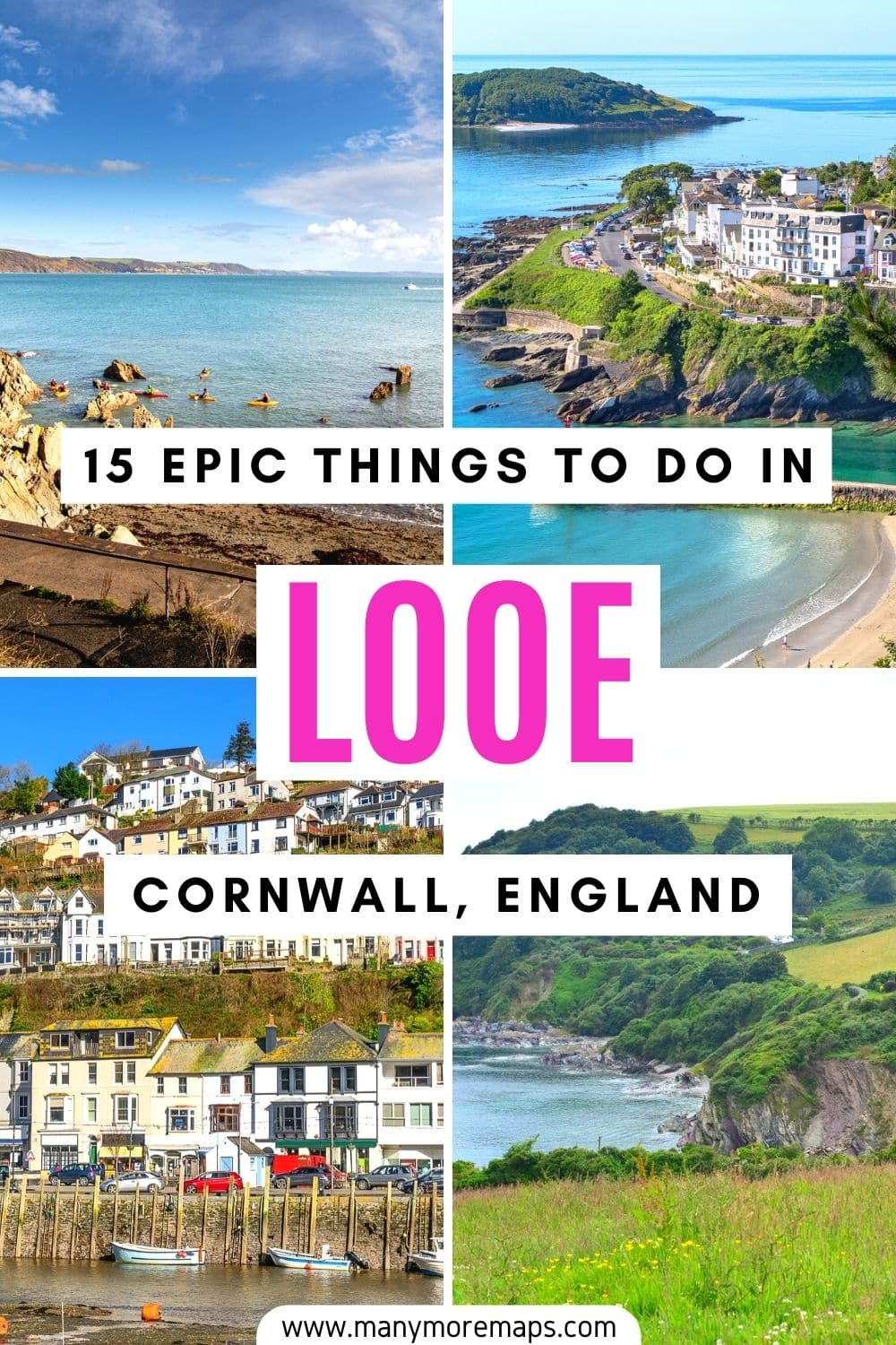 Planning to visit Looe, one of the many beautiful places in Cornwall, England? Here are the best things to do in Looe Cornwall including Looe beach, Looe monkey sanctuary, Looe museum and hiking on the south west coast path! Cornwall england beaches towns places to visit where to go in, Looe cornwall holidays, cornwall in summer, beautiful places in England, summer holidays in England, UK staycations, staycation inspiration, seaside towns in cornwall.