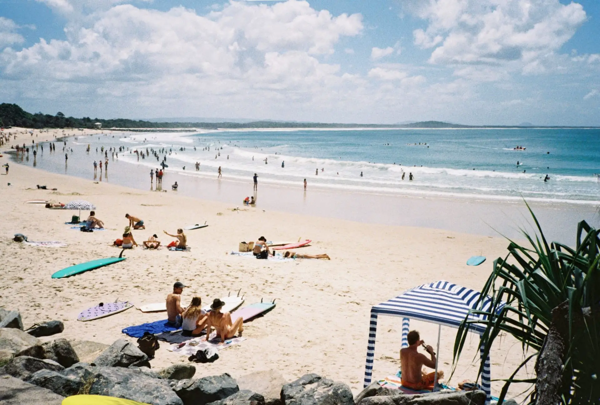 Beach in Australia in summer
