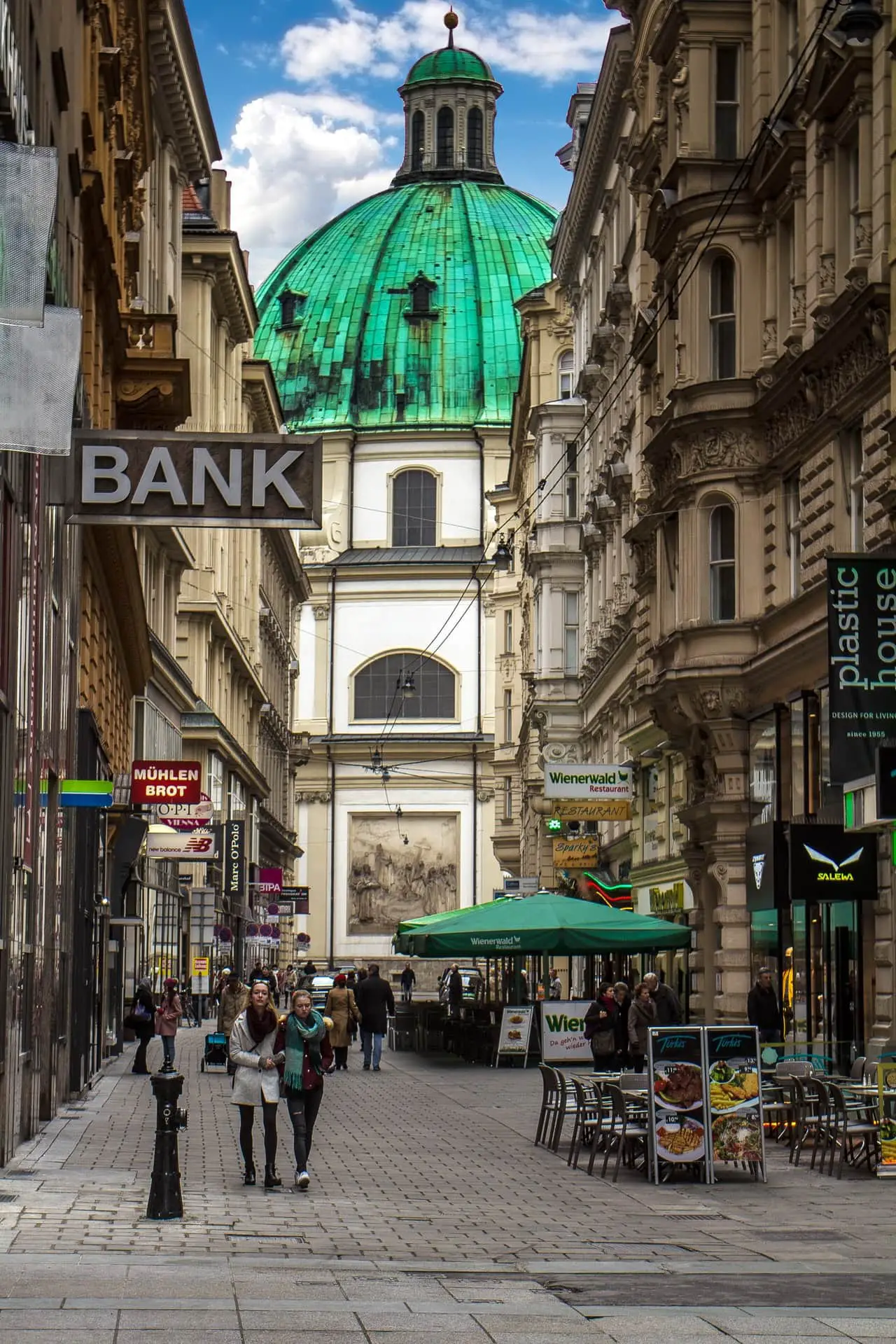 City streets of Vienna