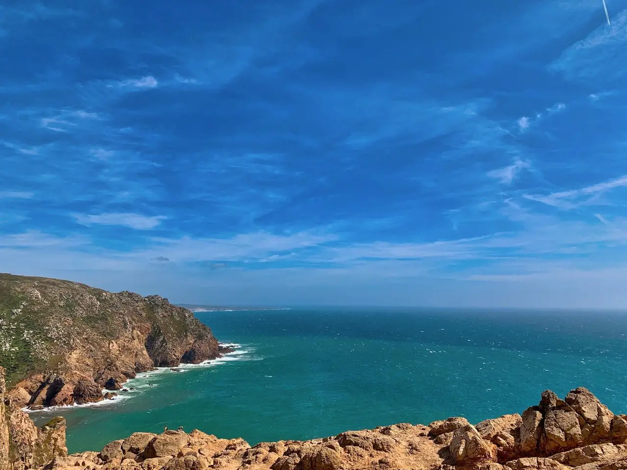View from Cabo do Roca on a day trip from Lisbon