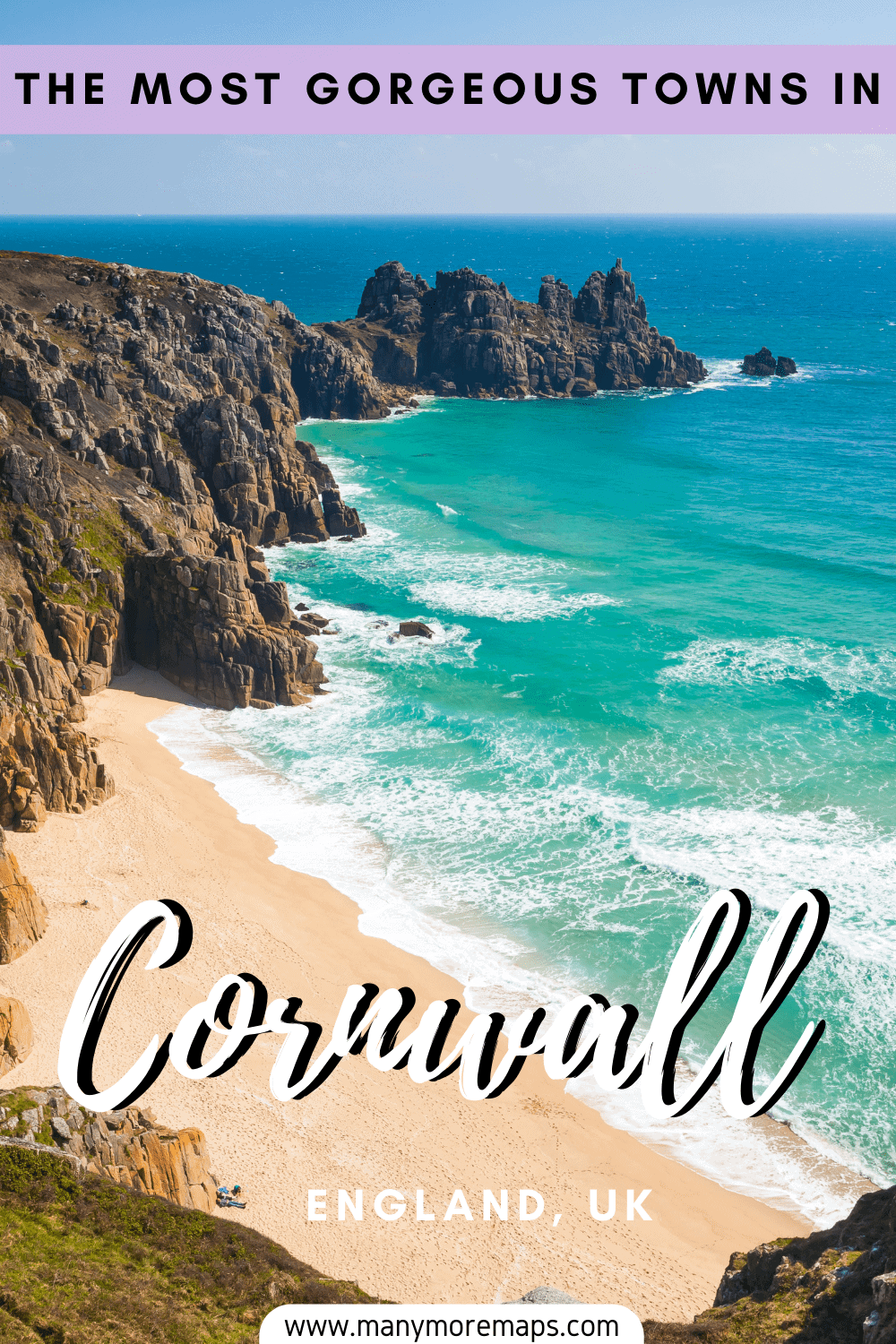 The very best towns and villages to visit in Cornwall! Most beautiful places in Cornwall, Cornwall England travel inspiration and travel tips, things to do in Cornwall, things to see in Cornwall, Cornwall beaches, Looe, Penzance, Newquay, Looe, Port Isaac, Kynance Cove, Sennen, Padstow, Falmouth, St Ives, Cornwall hiking, Cornwall surfing, Cornwall staycations and holidays, England staycation