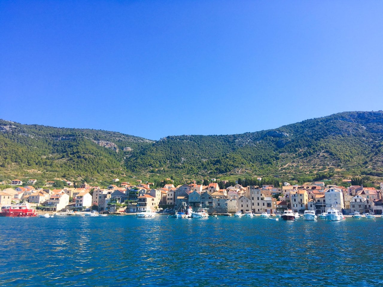 Komiza on the island of Vis