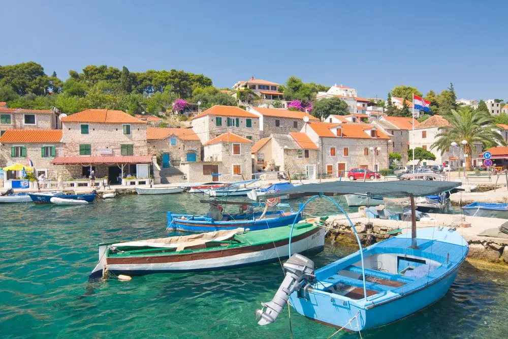 Solta Island on the Dalmatian Coast in Croatia