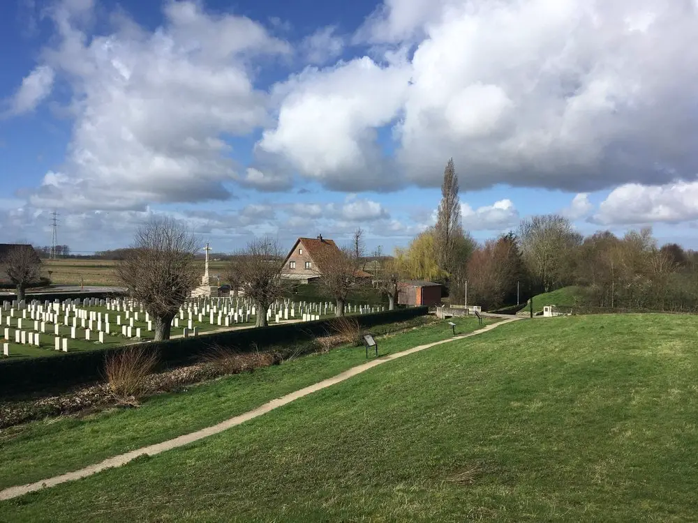 Essex Farm Cemetery in Belgium