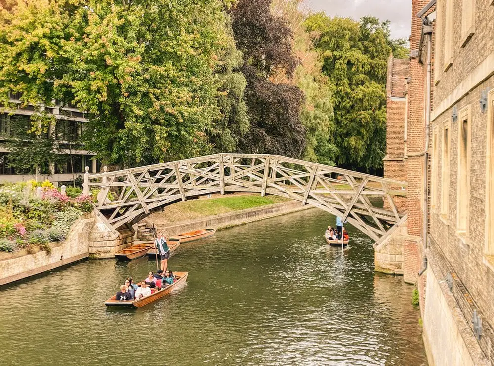 The mathematical bridge in Cambridge