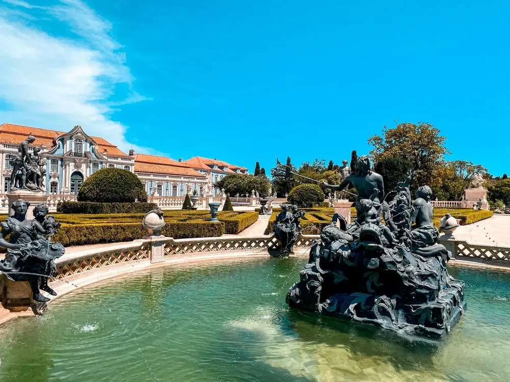 National palace and gardens of Queluz