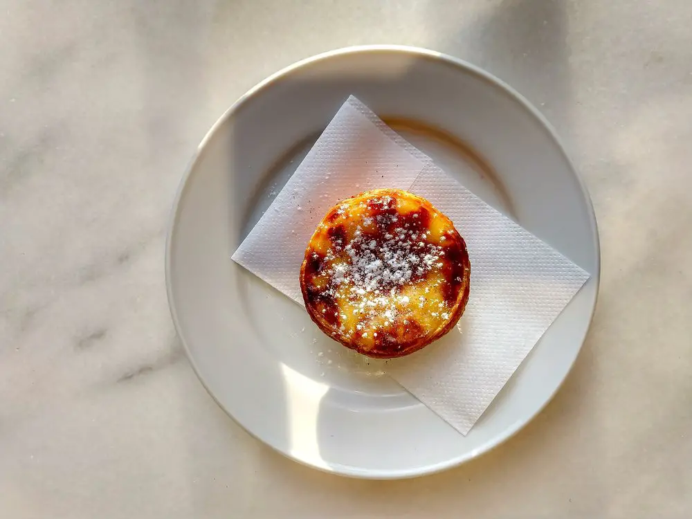 Pastel de Nata, otherwise known as a Portuguese custard tart, an unmissable dessert to try during your 48 hours in Porto