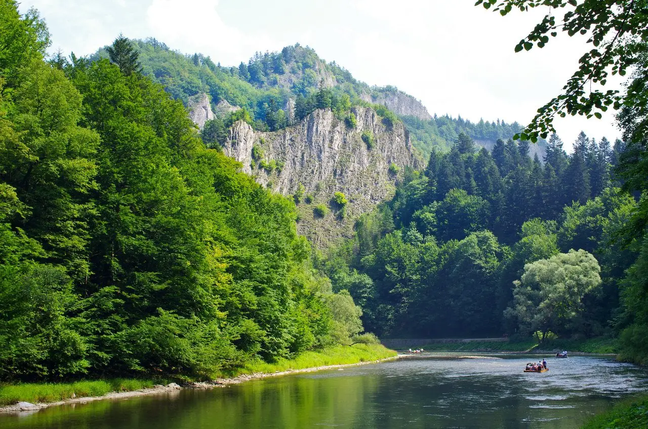 Rafting on the Dunajec River Gorge