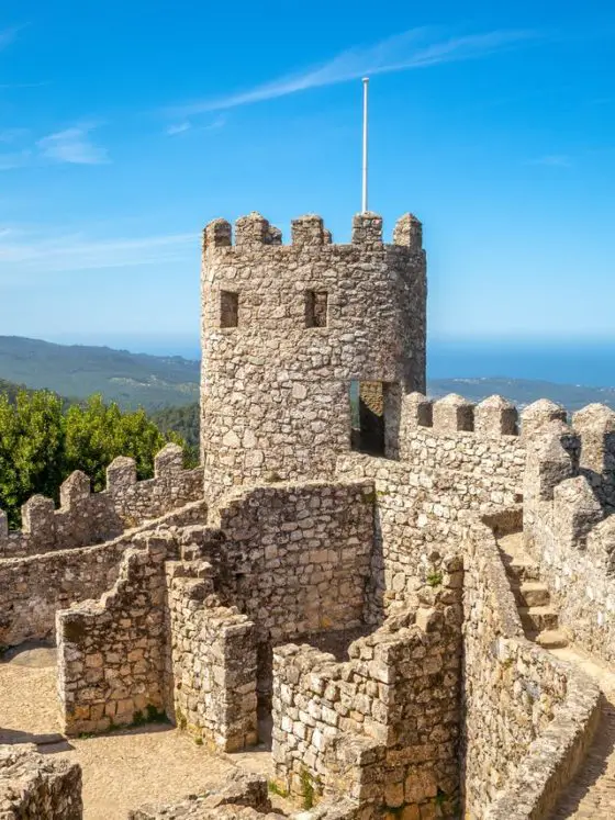 Moorish Castle in Sintra Portugal