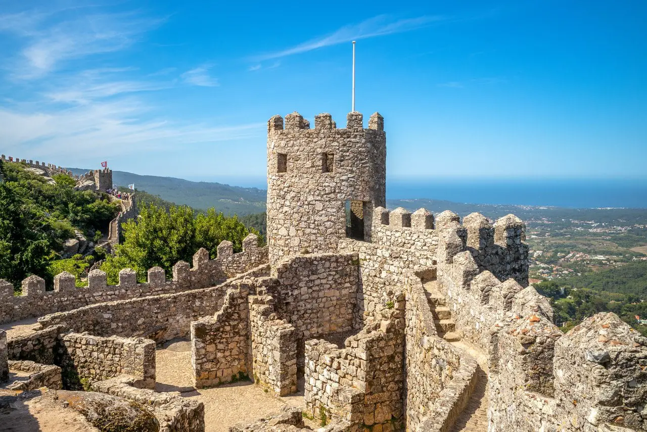 Moorish Castle in Sintra Portugal