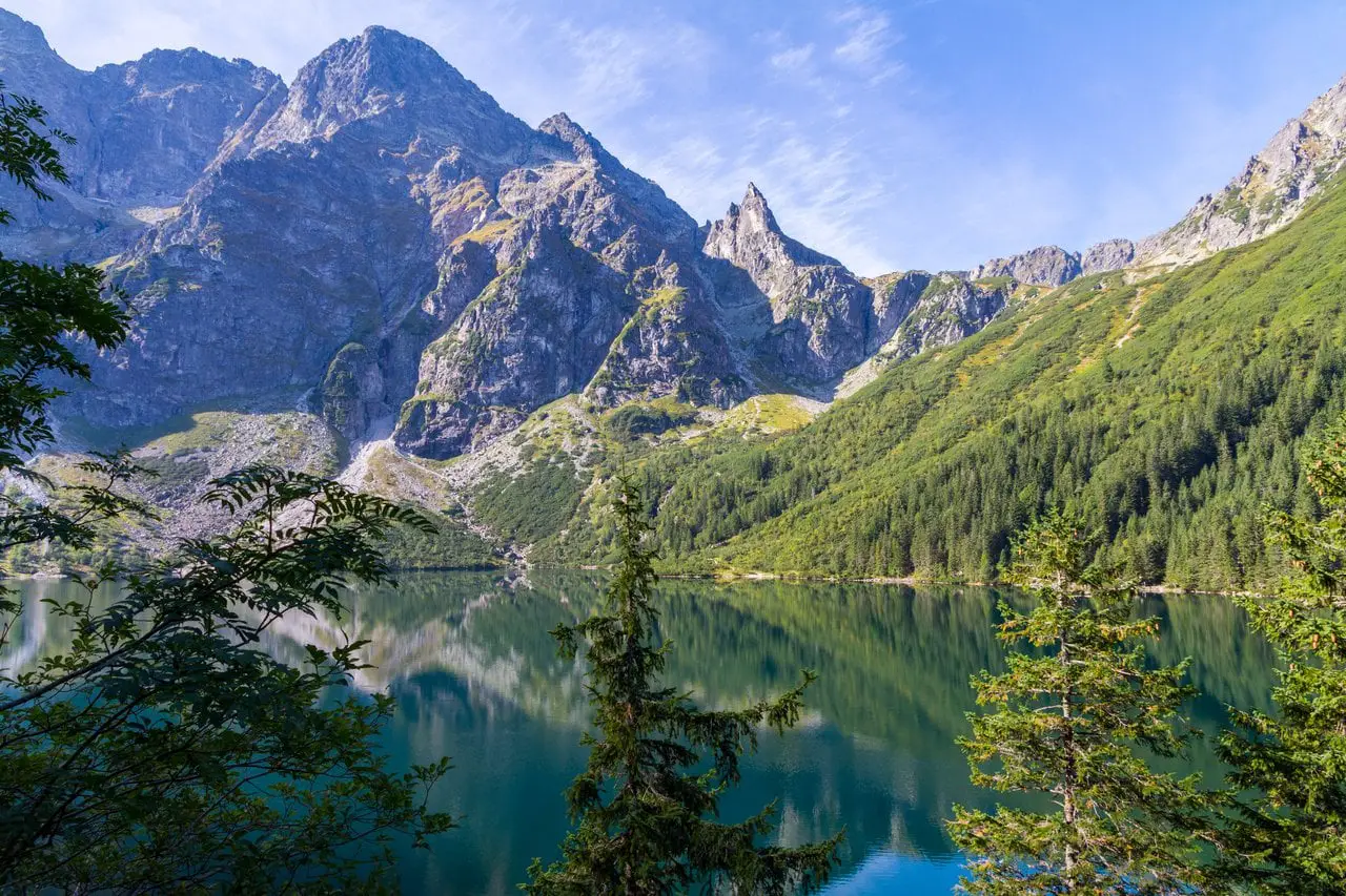 Morskie Oko lake, one of the most beautiful places in Poland