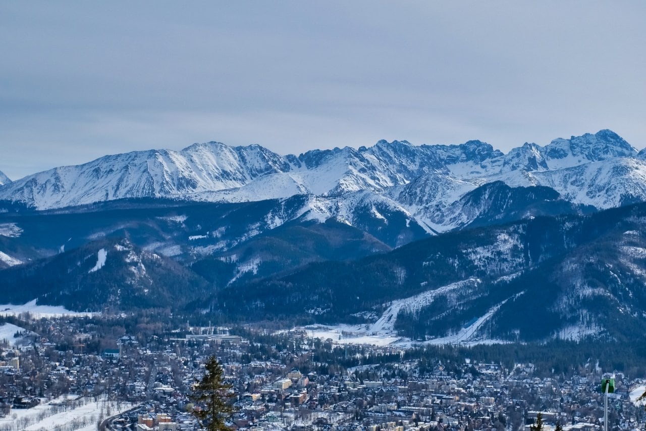 Zakopane mountains in winter