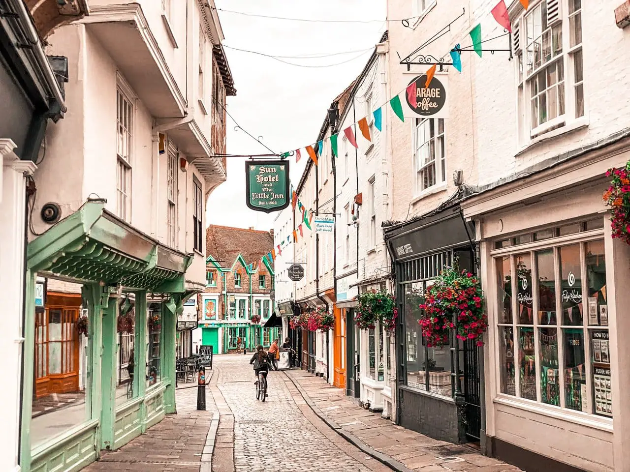 Beautiful street in England