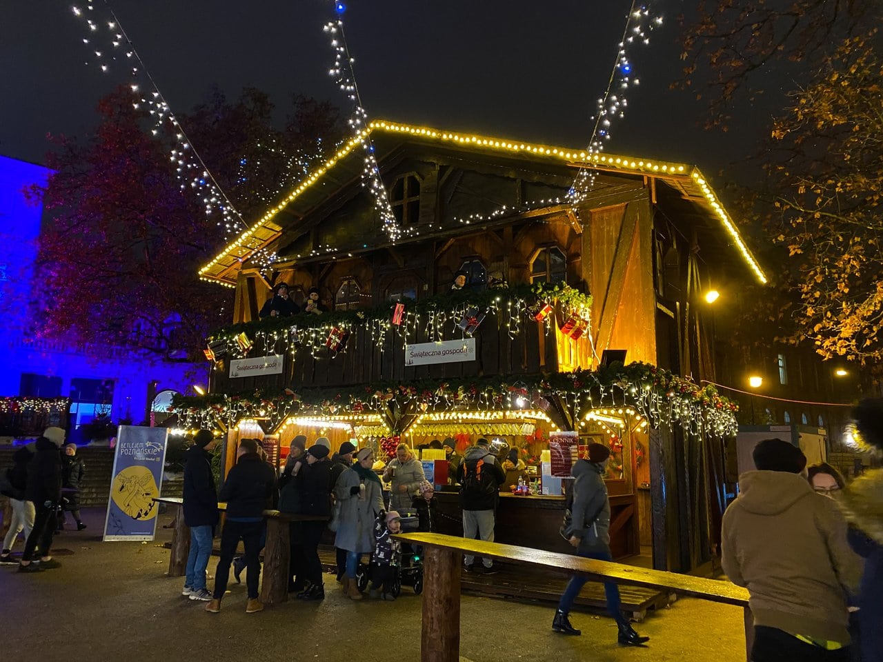 Wooden Christmas Market hut