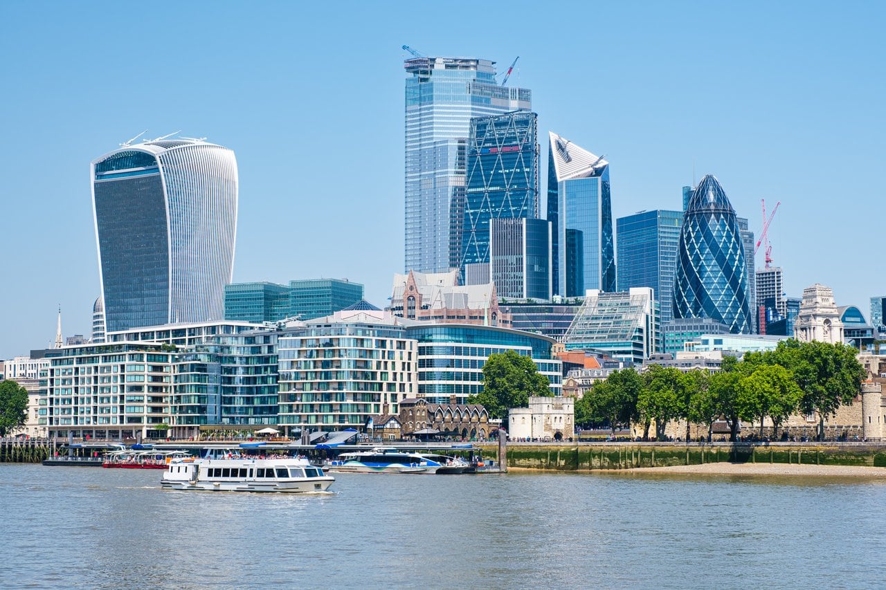 Famous skyscrapers in London