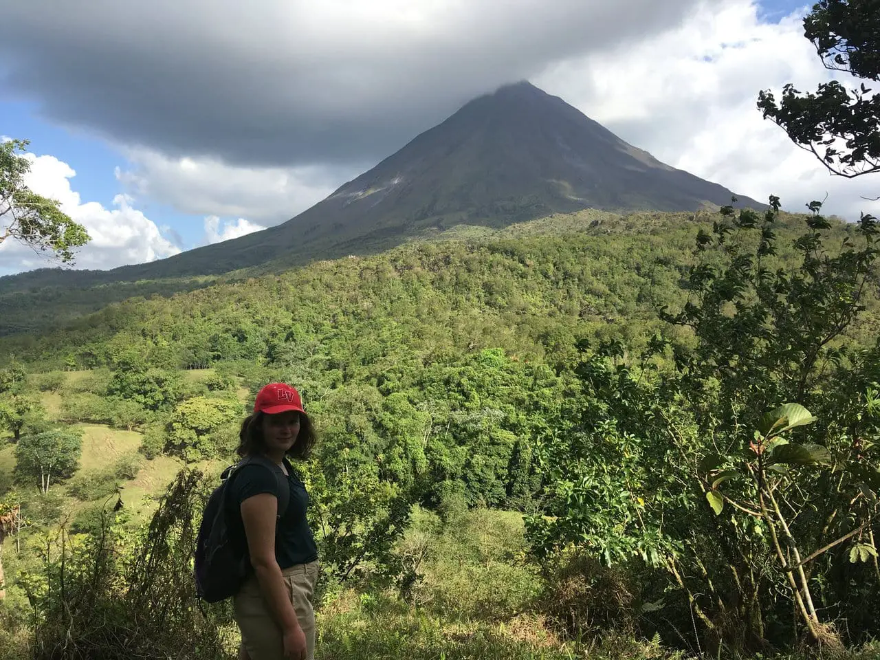 Hiking at Arenal Volcano at Costa Rica