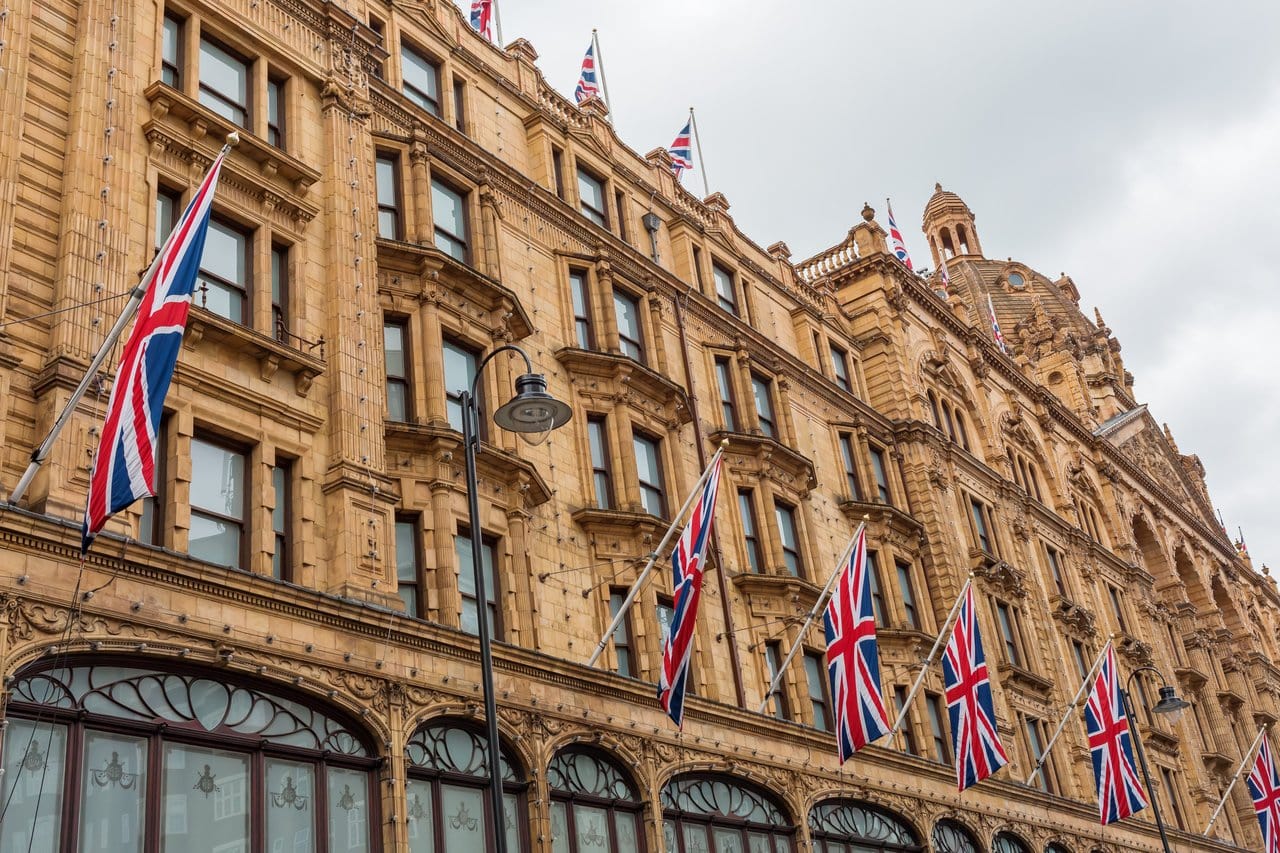 Harrods Department Store in England