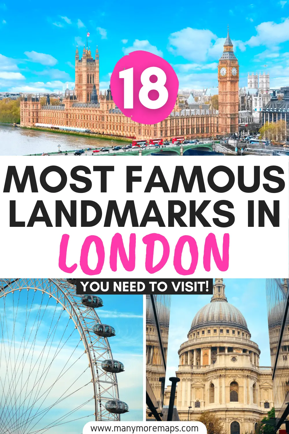 If you want to know the best places to visit in London look no further! Here are the most famous landmarks in London to add to your itinerary