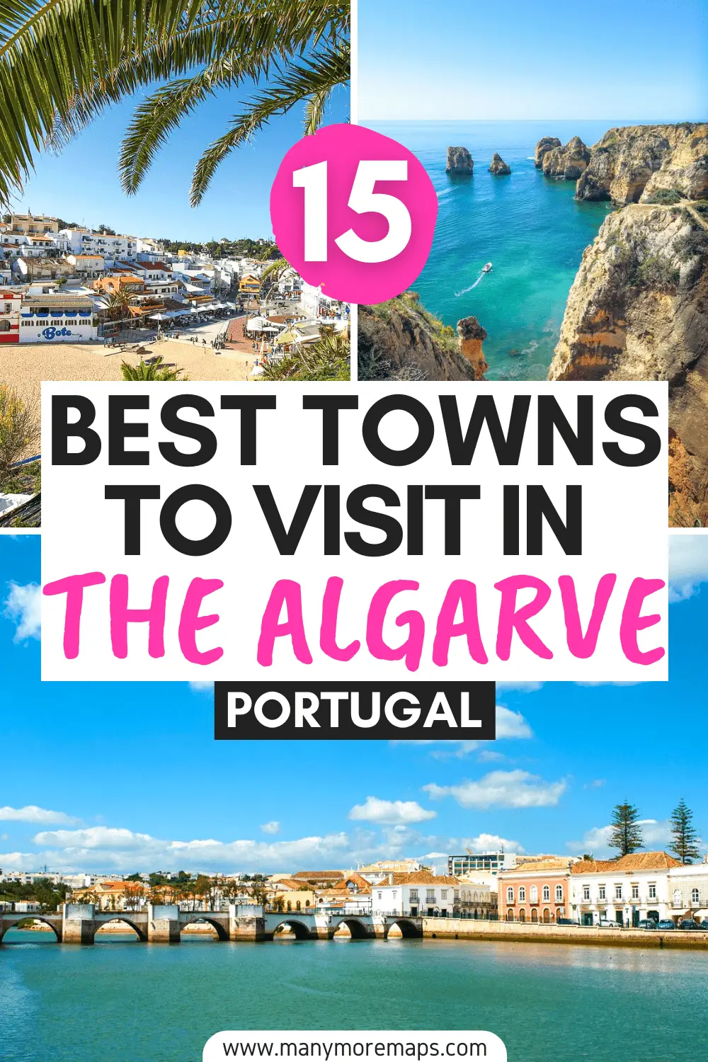 For the very best beaches, surfing and towns in Portugal, you have to travel to the Algarve! There are tons of things to do and places to see here, as well as the amazing Benagil Cave, so check out this travel guide to the 15 best towns in the Algarve and get planning your next trip!