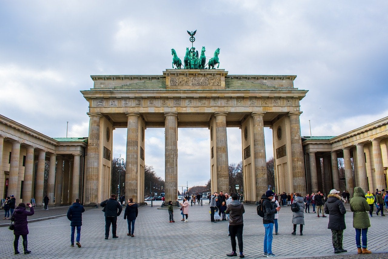 The Brandenburg Gate in Berlin, which is one of the best day trips from Poznan to Germany.