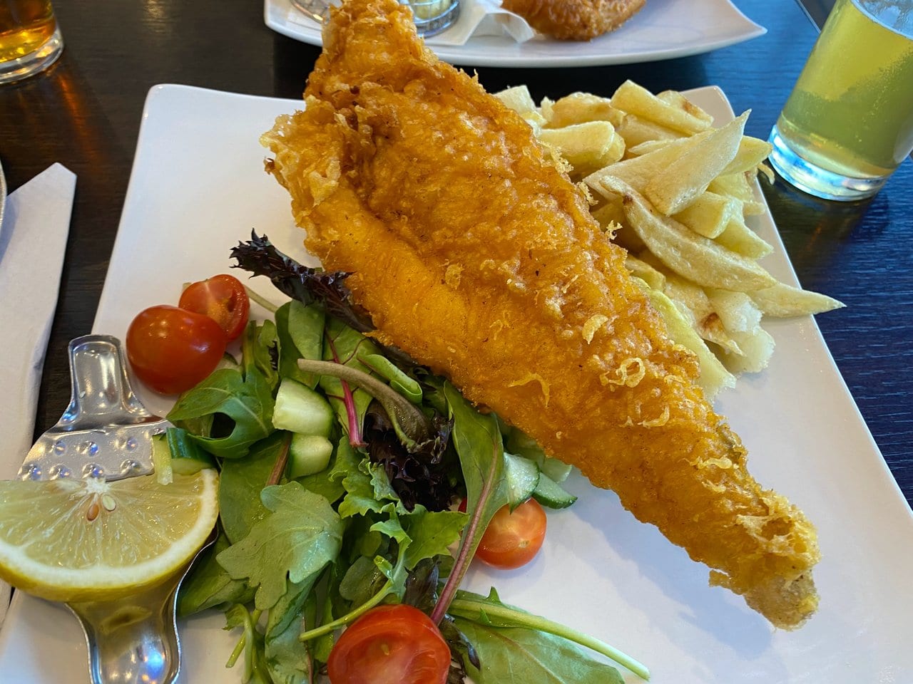 Fish and Chips at the British seaside