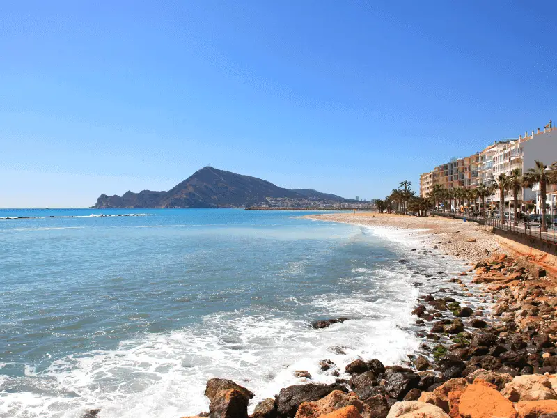 beach in Altea, Costa Blanca