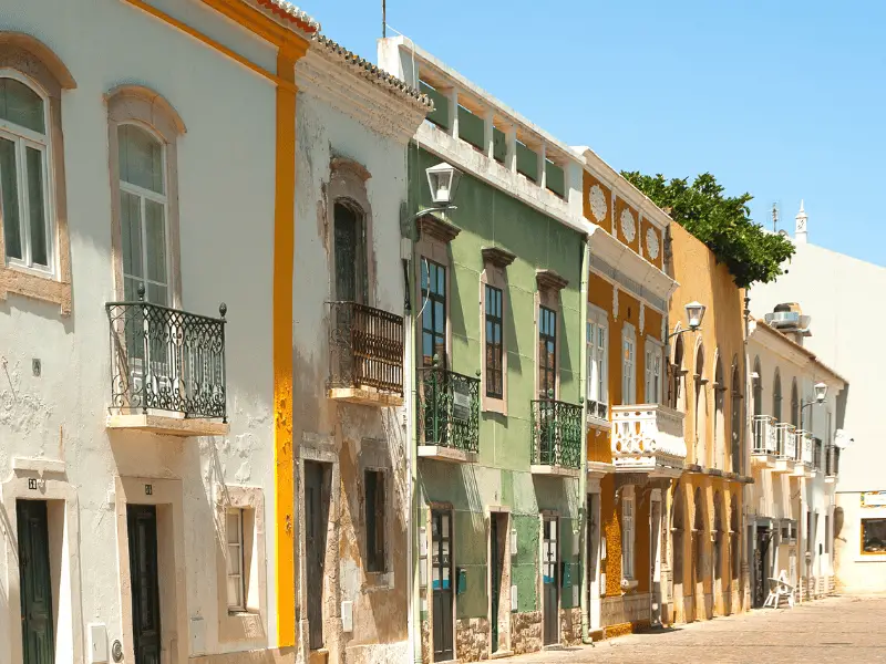 Buildings in Tavira, a town on the Algarve