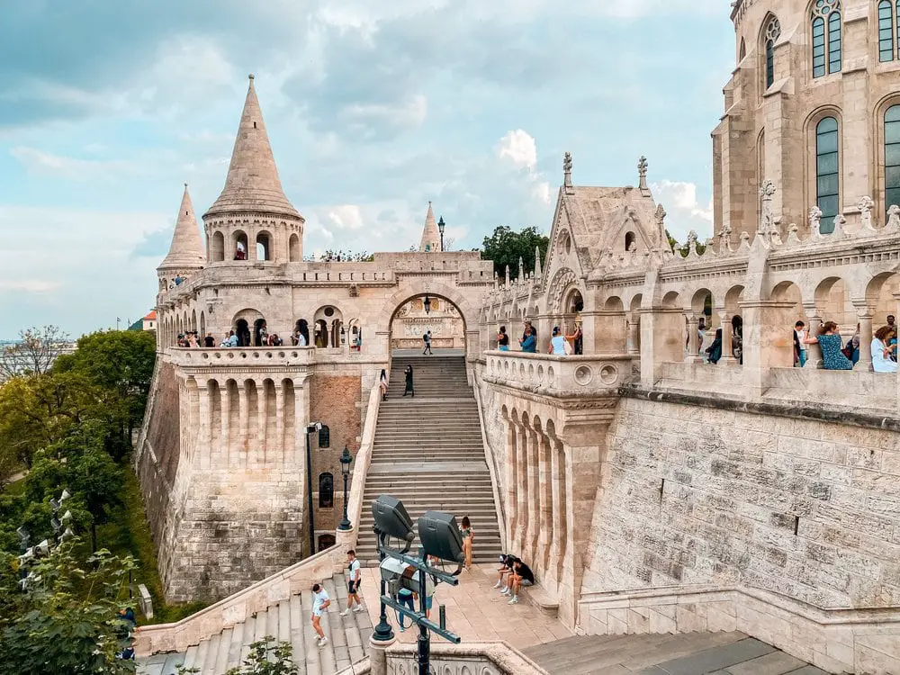 Fisherman's Bastion in Budapest Hungary