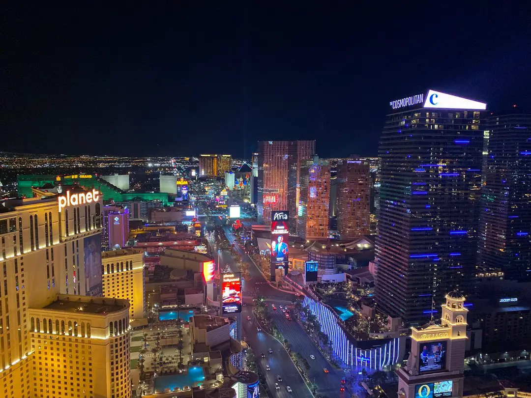 Las Vegas from above