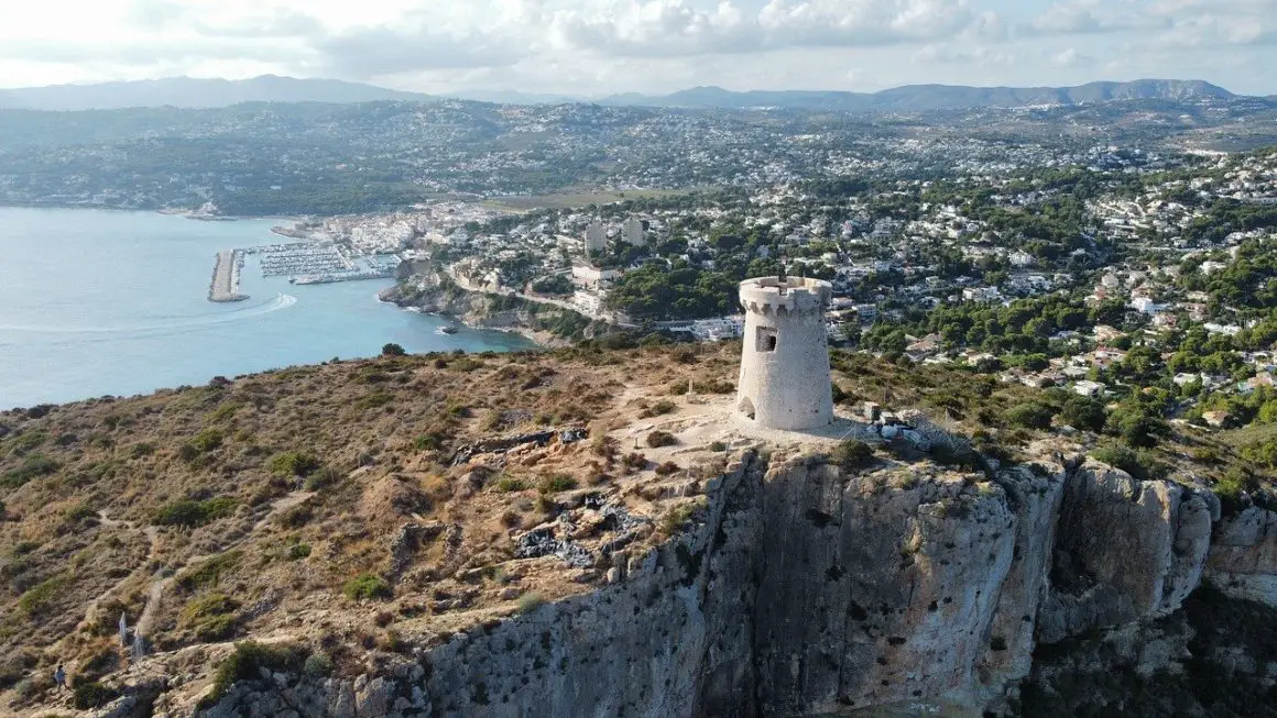 Views of Moraira Spain