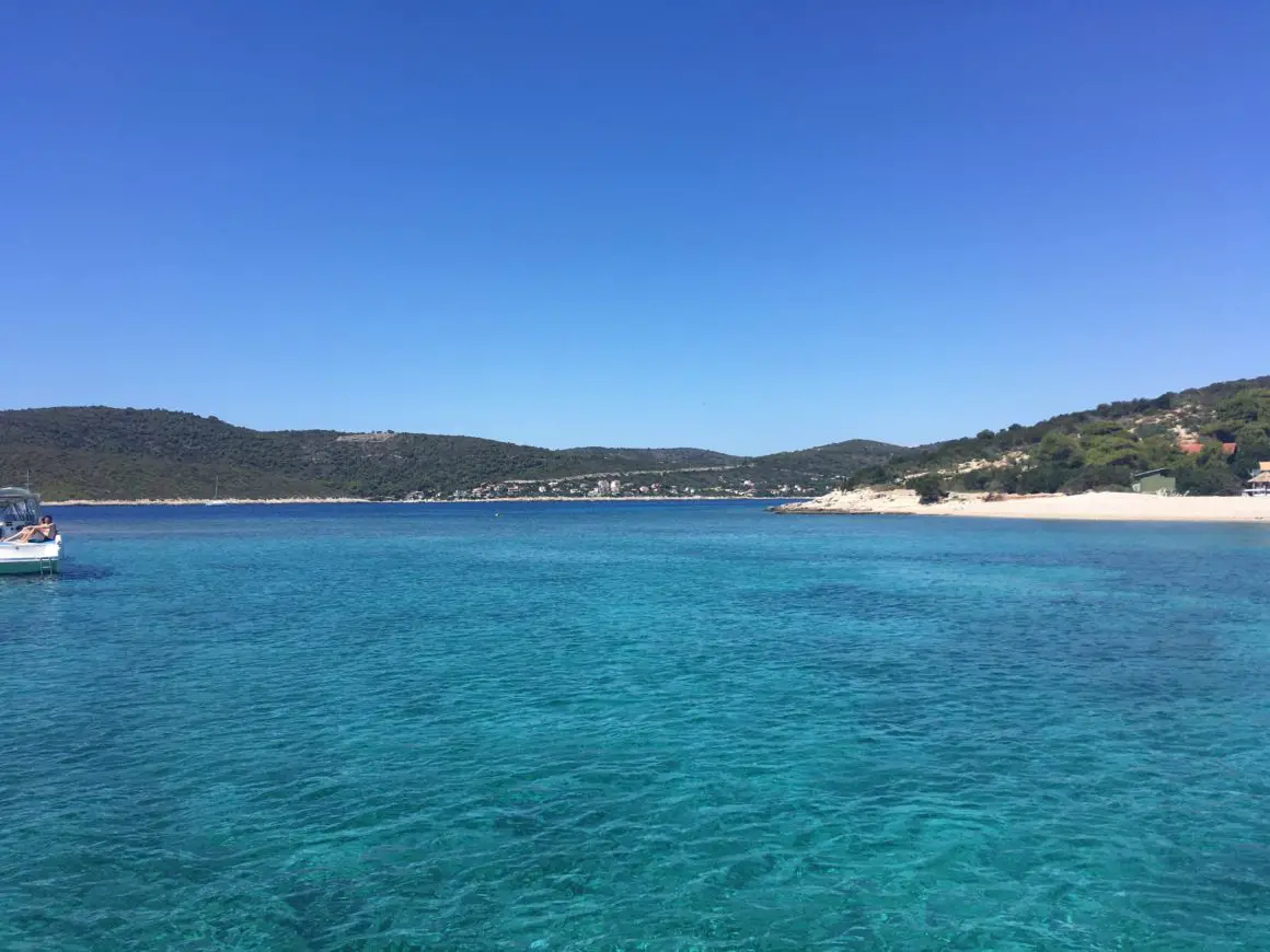 blue lagoon from split, croatia