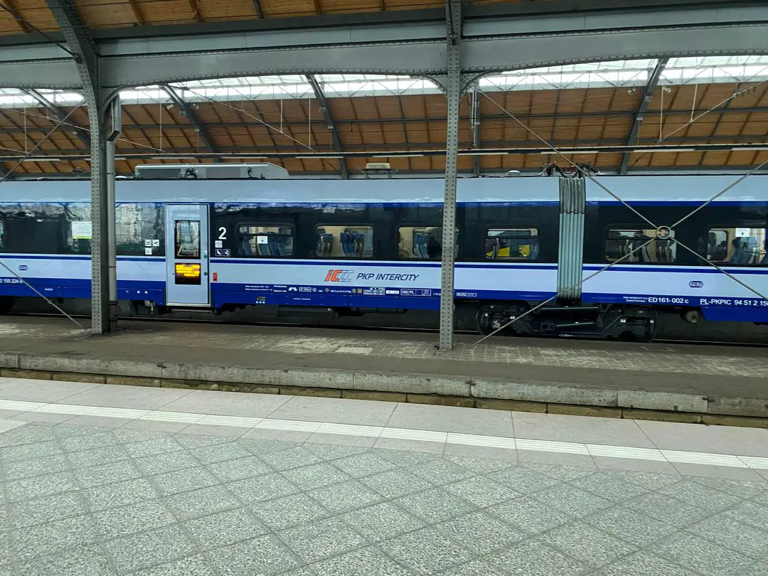 Trains in Poland.