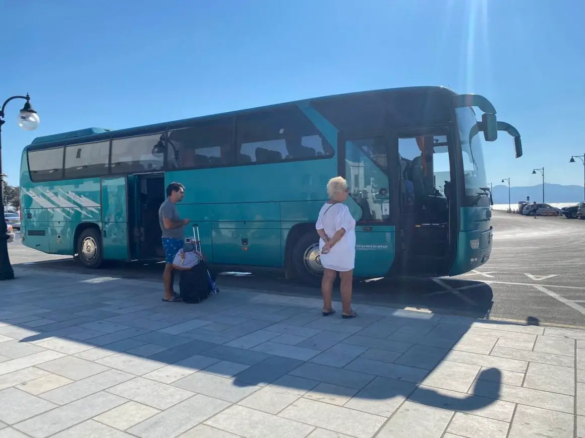 Bus in Greece