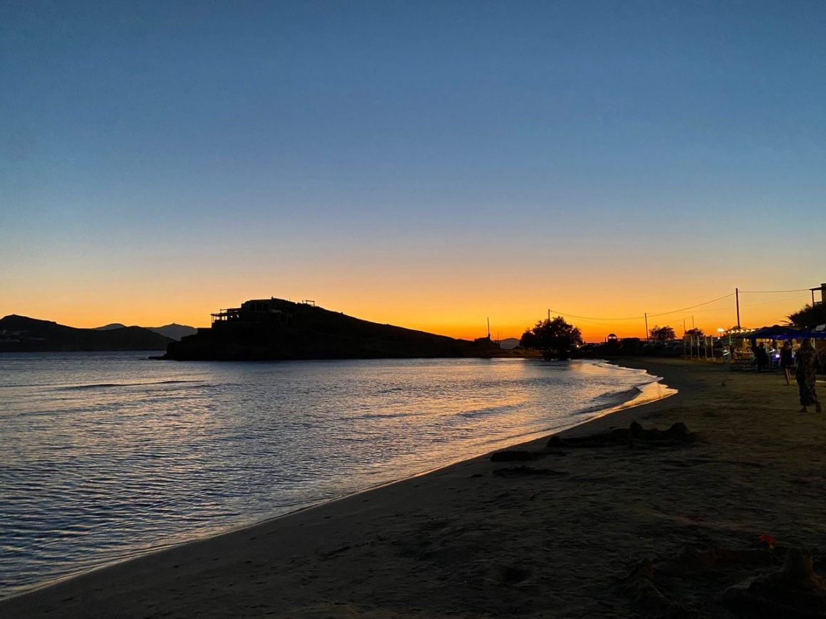 Sunset at a beach