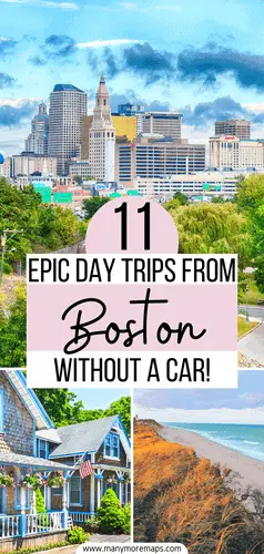 Looking to extend your Boston travel itinerary with a few day trips, but don't have a car? Here are the very best day trips from Boston without a car, either using the bus, train or tour! Includes top attractions and places to visit in Massachusetts, Maine, Conneticut and Rhode Island.