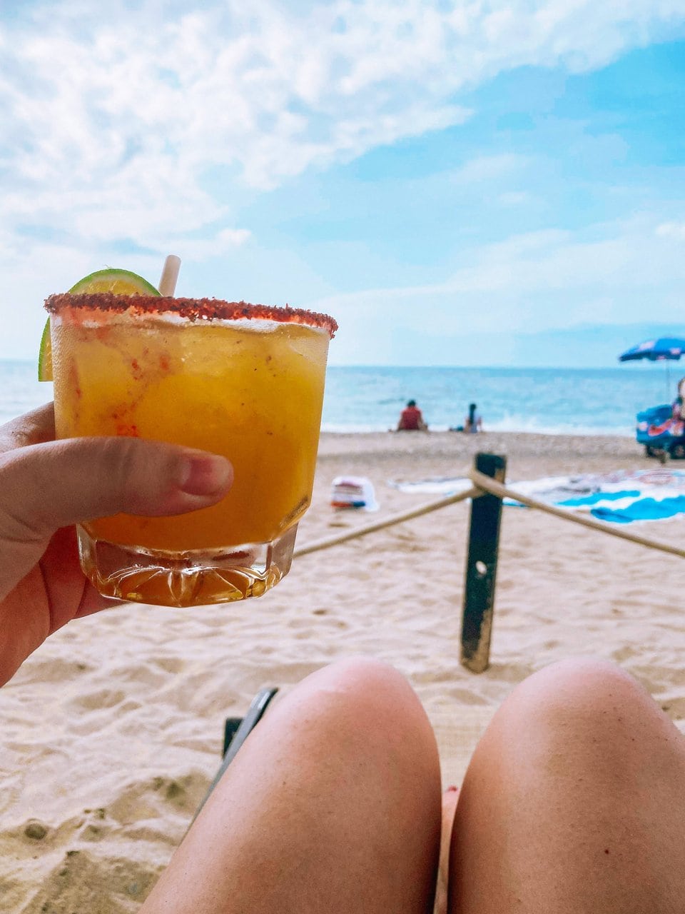 Mango Margarita on the Beach