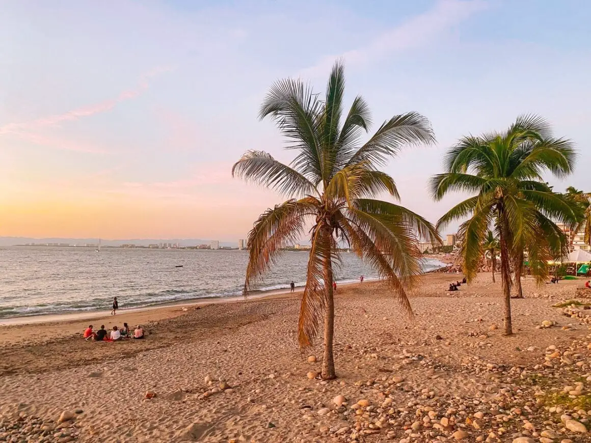Sunset at Puerto Vallarta Beach