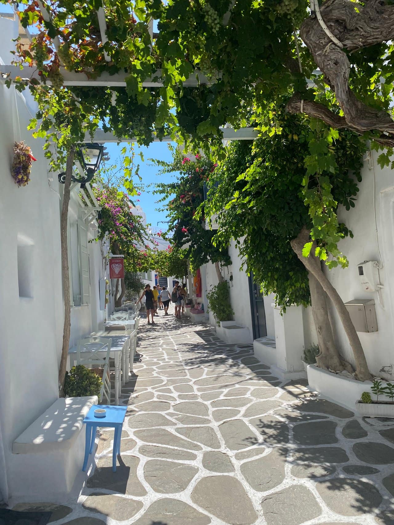 Backpacking in Paros